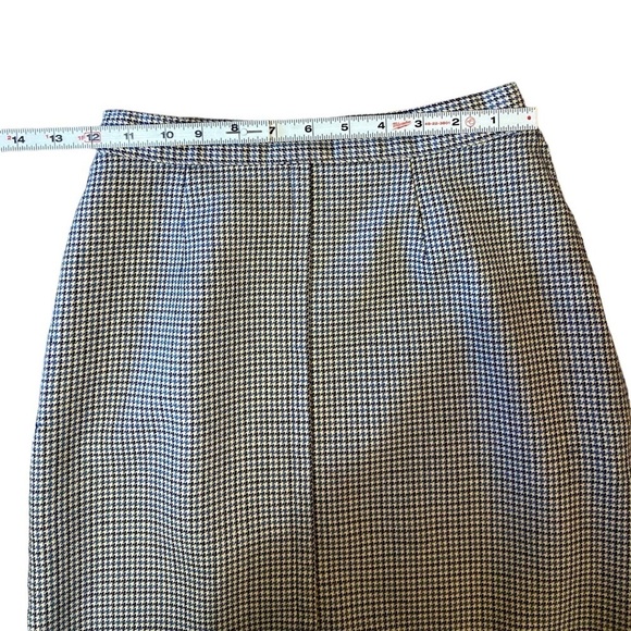 Vintage Snyder Craft Wool Checkered Pencil Skirt - Picture 9 of 14